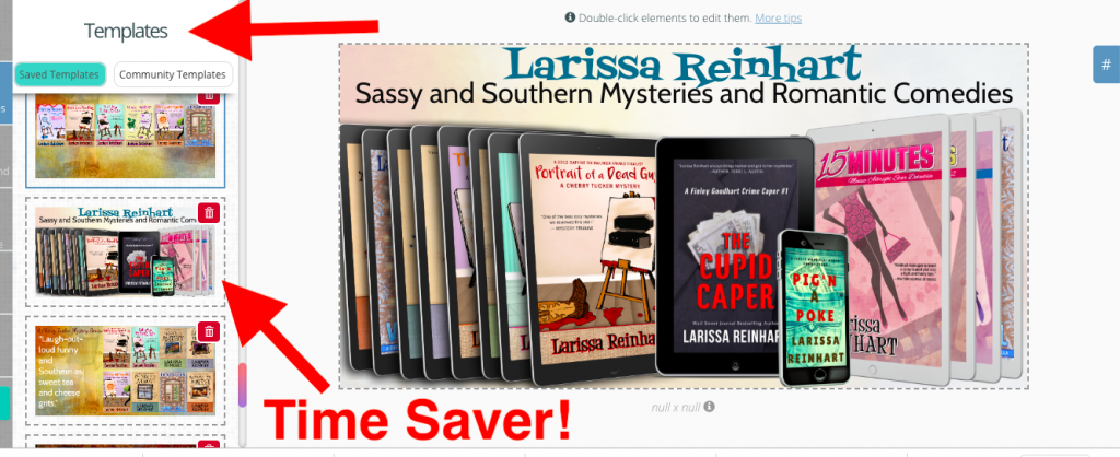 Use Book Brush to feature many books in your header