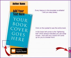 Quickly add your cover