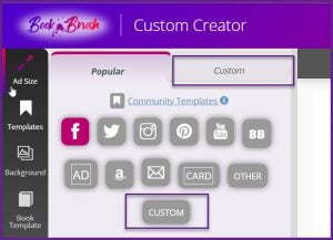 how to make a custom sized bookmark