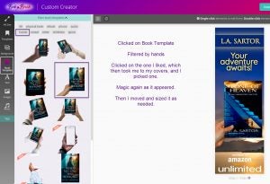 Adding the book template