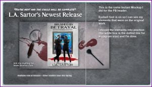 Creating a new Instagram size from a FB size meme in Book Brush