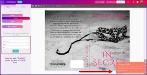 Warning box image on template once chosen.