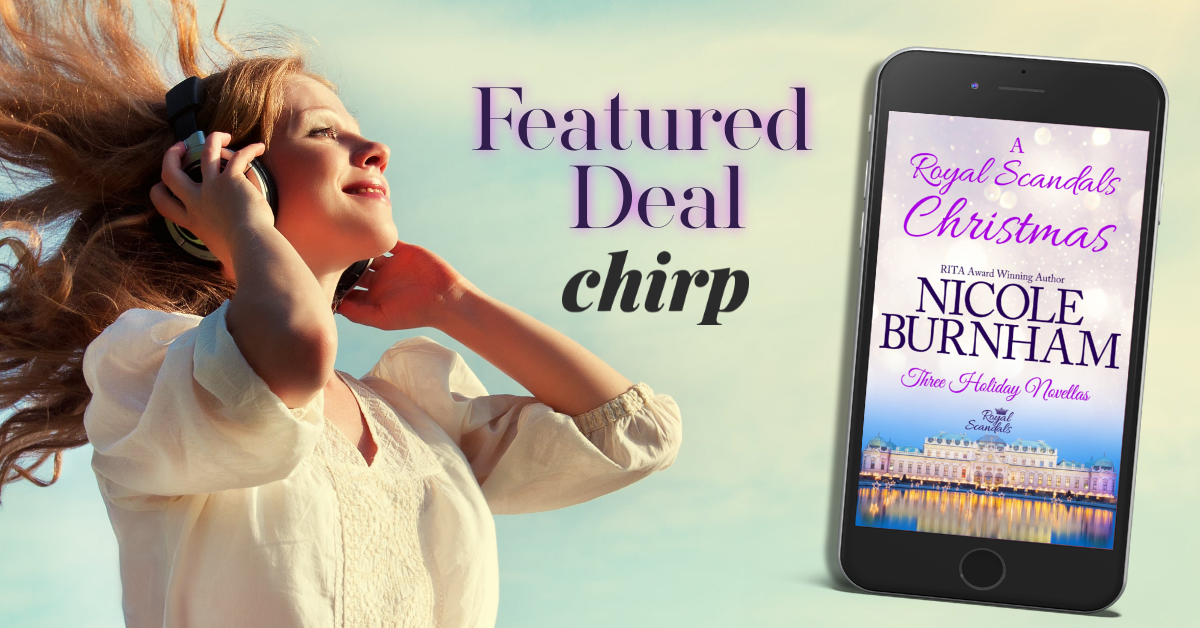 Romance audio book chirp deal graphic