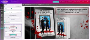 Infographic showing the animation time and types for this ad