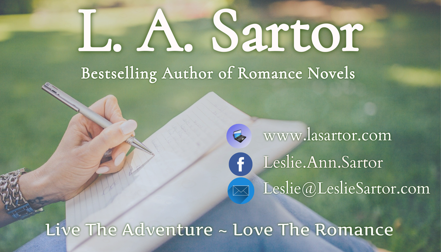 business card for author