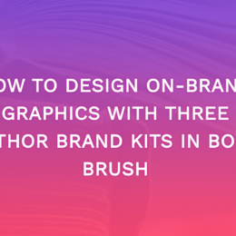 How To Design On-Brand Graphics With THREE Author Brand Kits In Book Brush