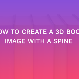 How To Create A 3D Book Image With A Spine