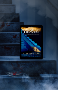 L.A. Sartor's cover image of Stone of Heaven is mimicked in the meme
