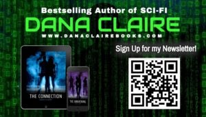 Dana Claire business card QR code example