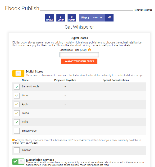 publishing your ebook on draft2digital