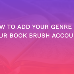 How To Add Your Genre To Your Book Brush Account