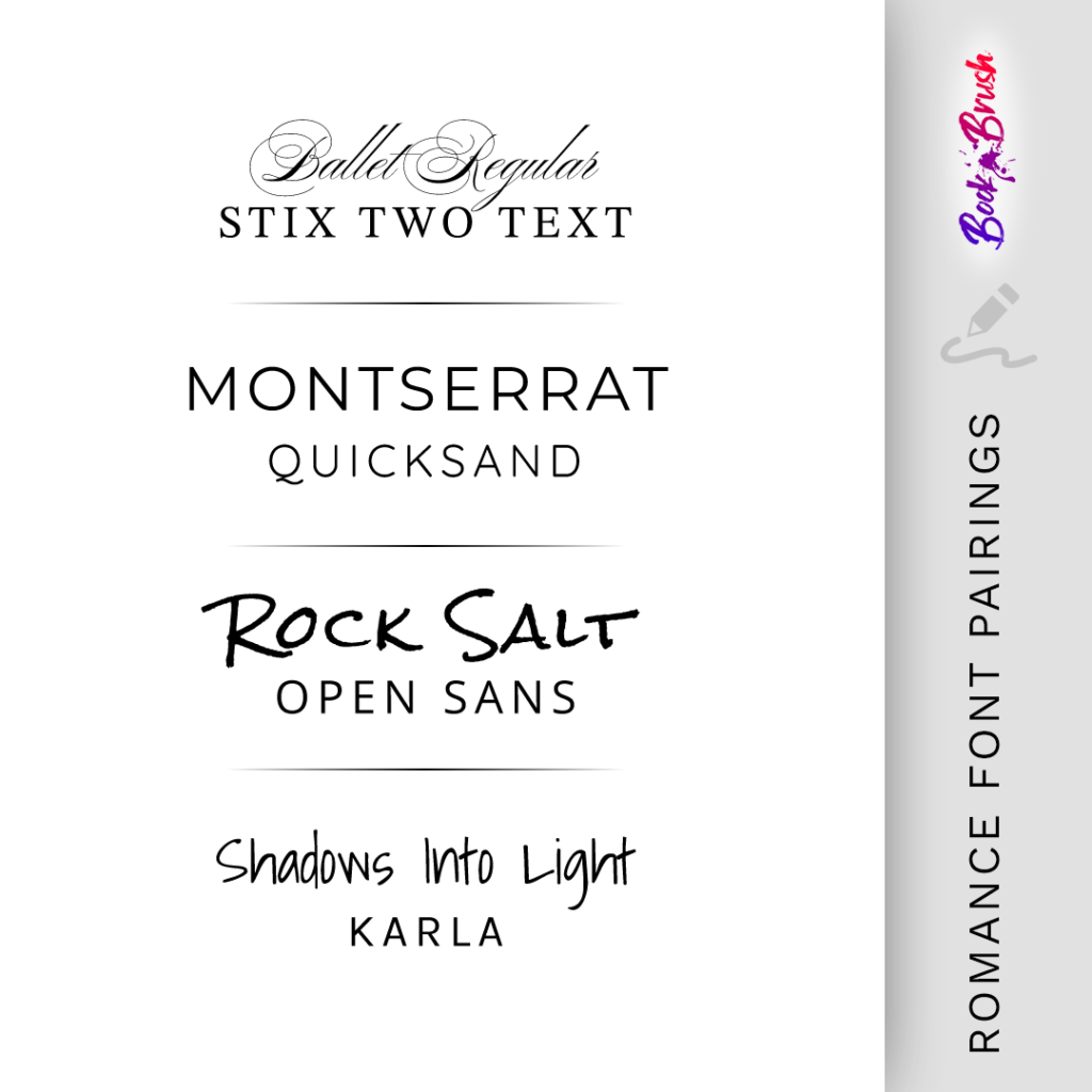 Romance fonts