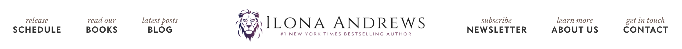 Ilona Andrews' website header