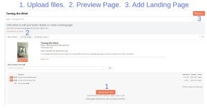 More detail on landing page