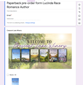 author event order form