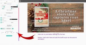 Text animations image