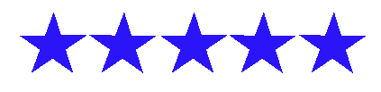 Star stamps blue