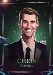 Shelby Nichols: Character Card Chris (Front)